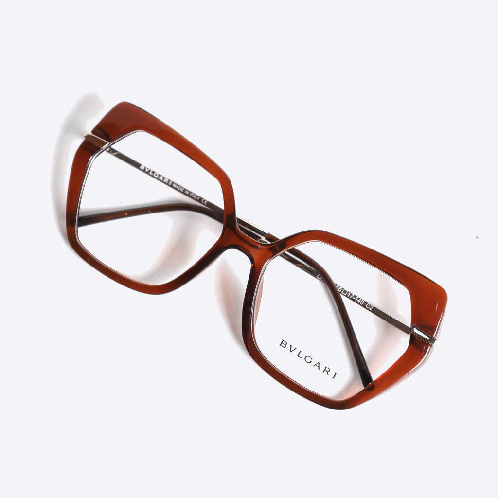 BVLGARI G6082 Geometric Cat eye Eyeglasses