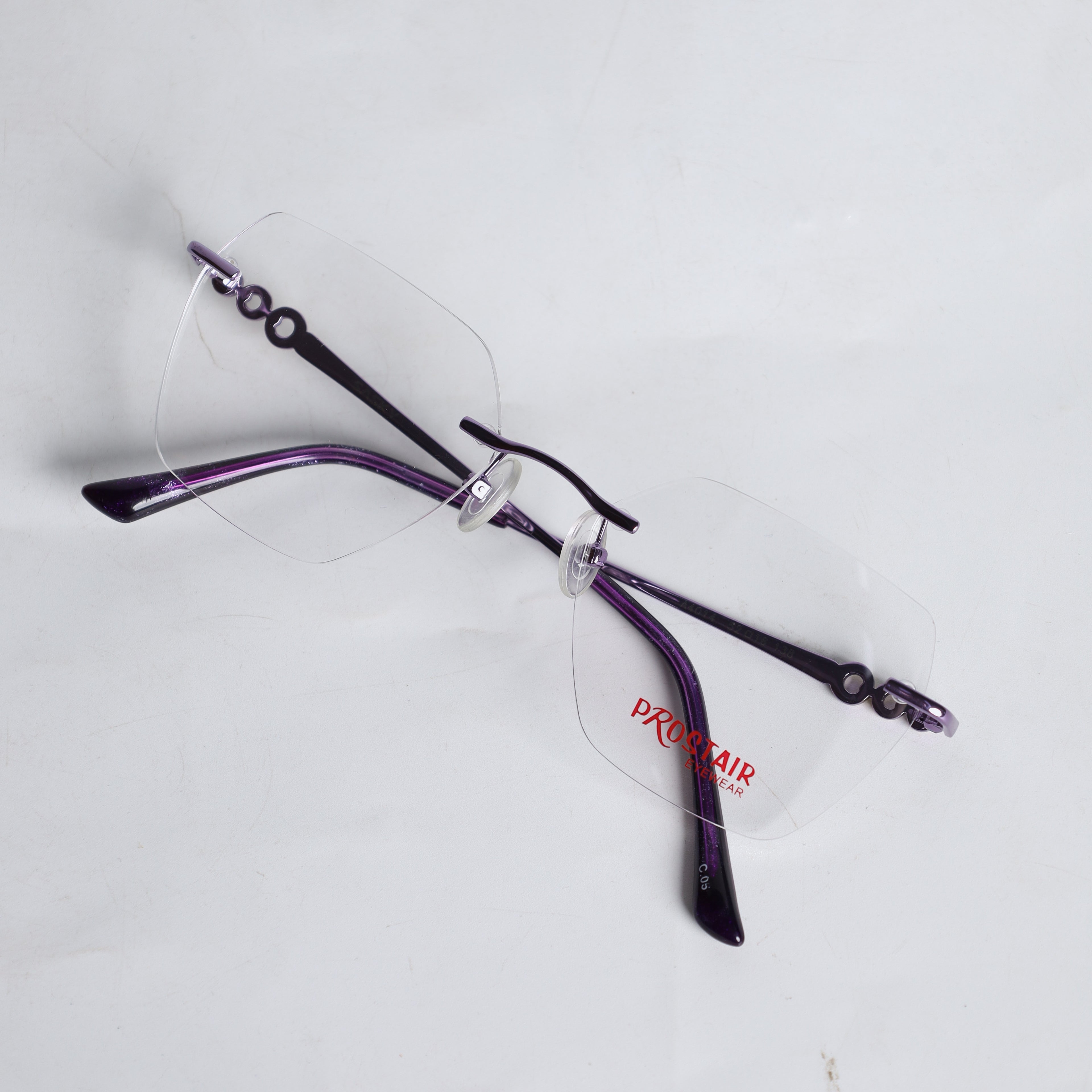 Prostair fancy ladies three-piece A4014 Cat eye Eyeglasses