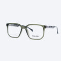 Police 5011 Geometric aviator Eyeglasses - Transparent Green