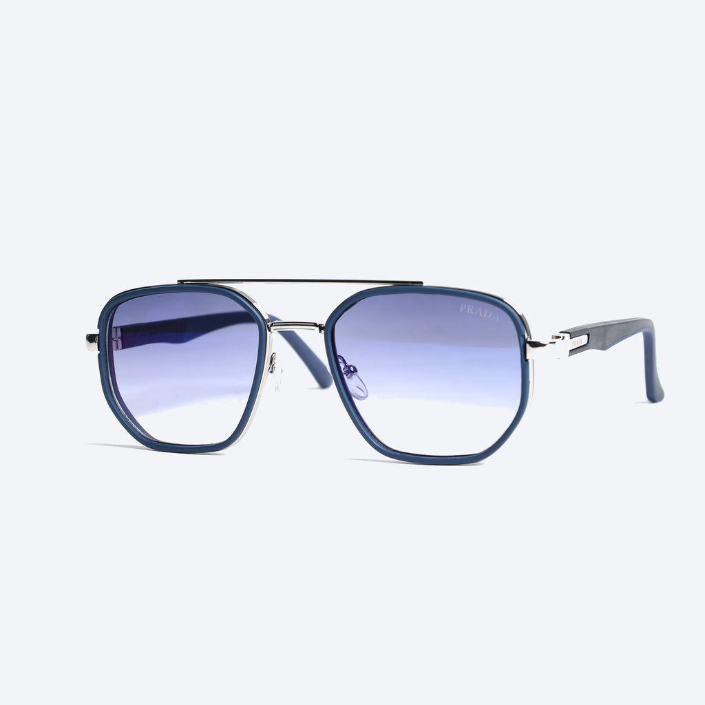 Prada Y2183 Aviator Sunglasses - Blue