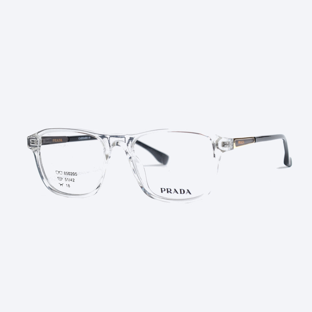 Prada 850205 Geometric aviator Eyeglasses - Transparent