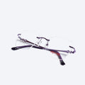 Prostair Eyewear A4014 Geometric Eyeglasses - Purple