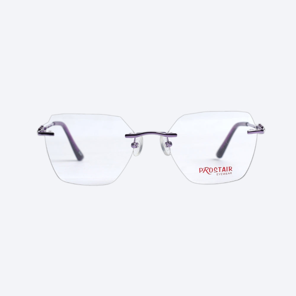Prostair Eyewear A4014 Geometric Eyeglasses - Purple