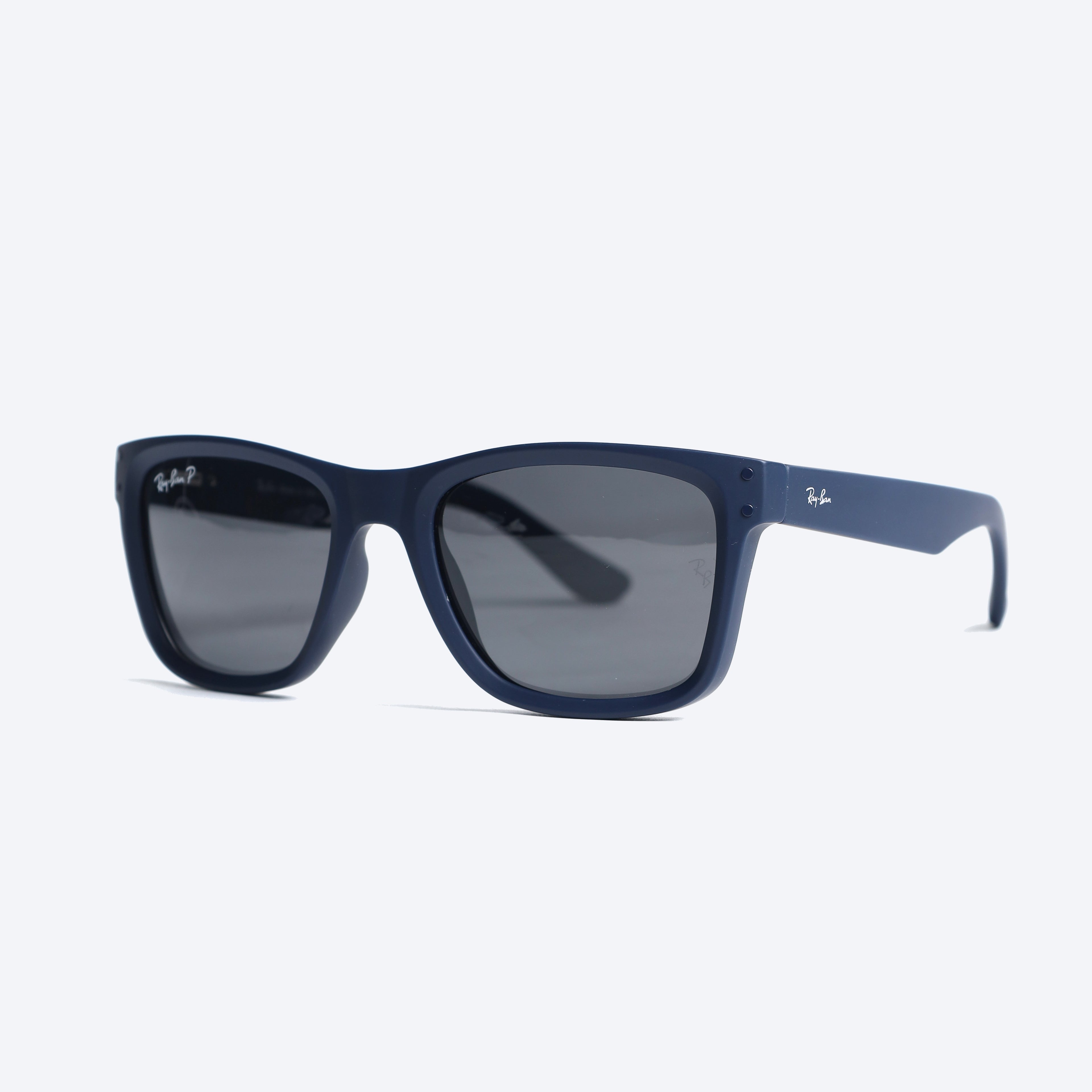 Rayban Polarised 24015 Wayfarer Sunglasses - Blue