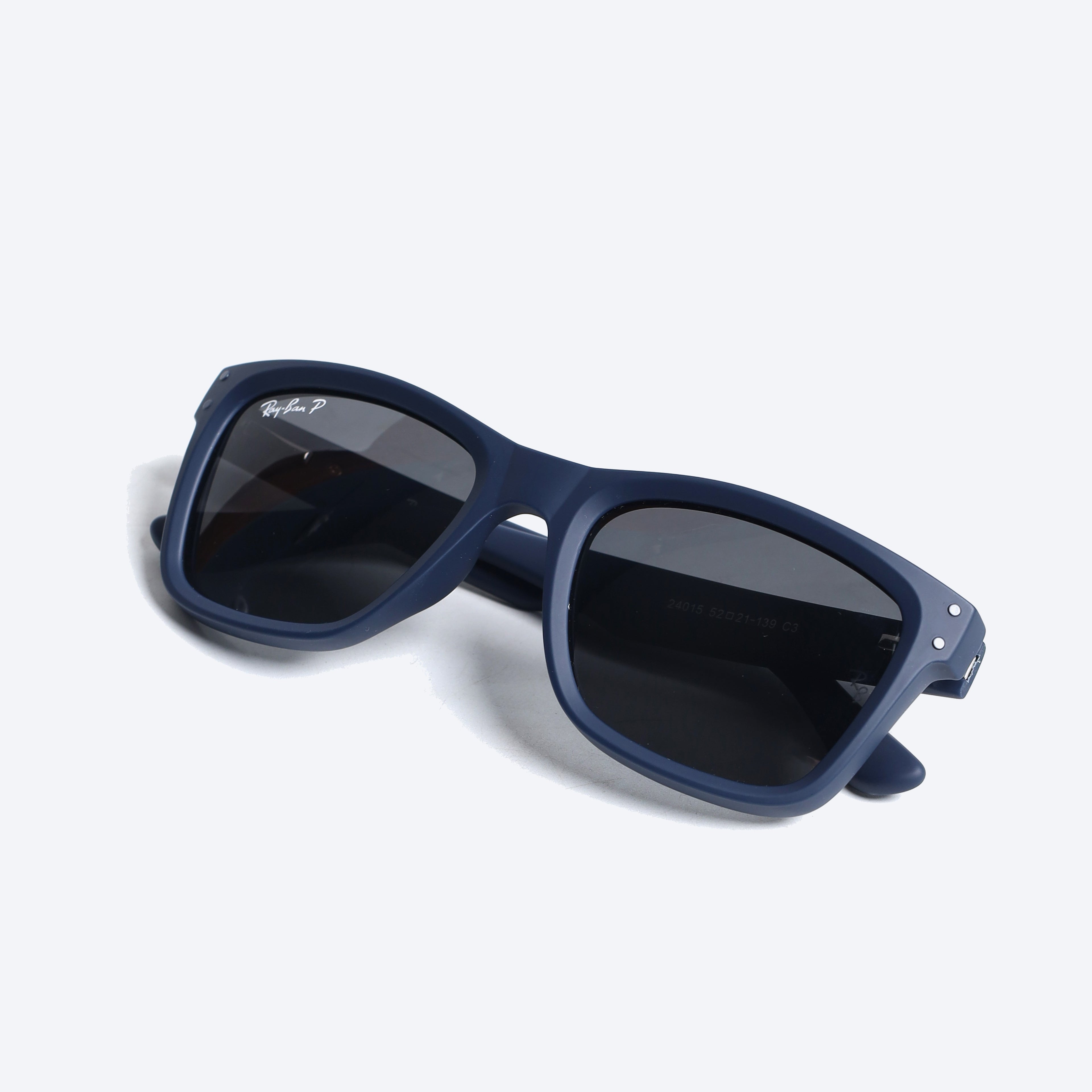 Rayban Polarised 24015 Wayfarer Sunglasses - Blue