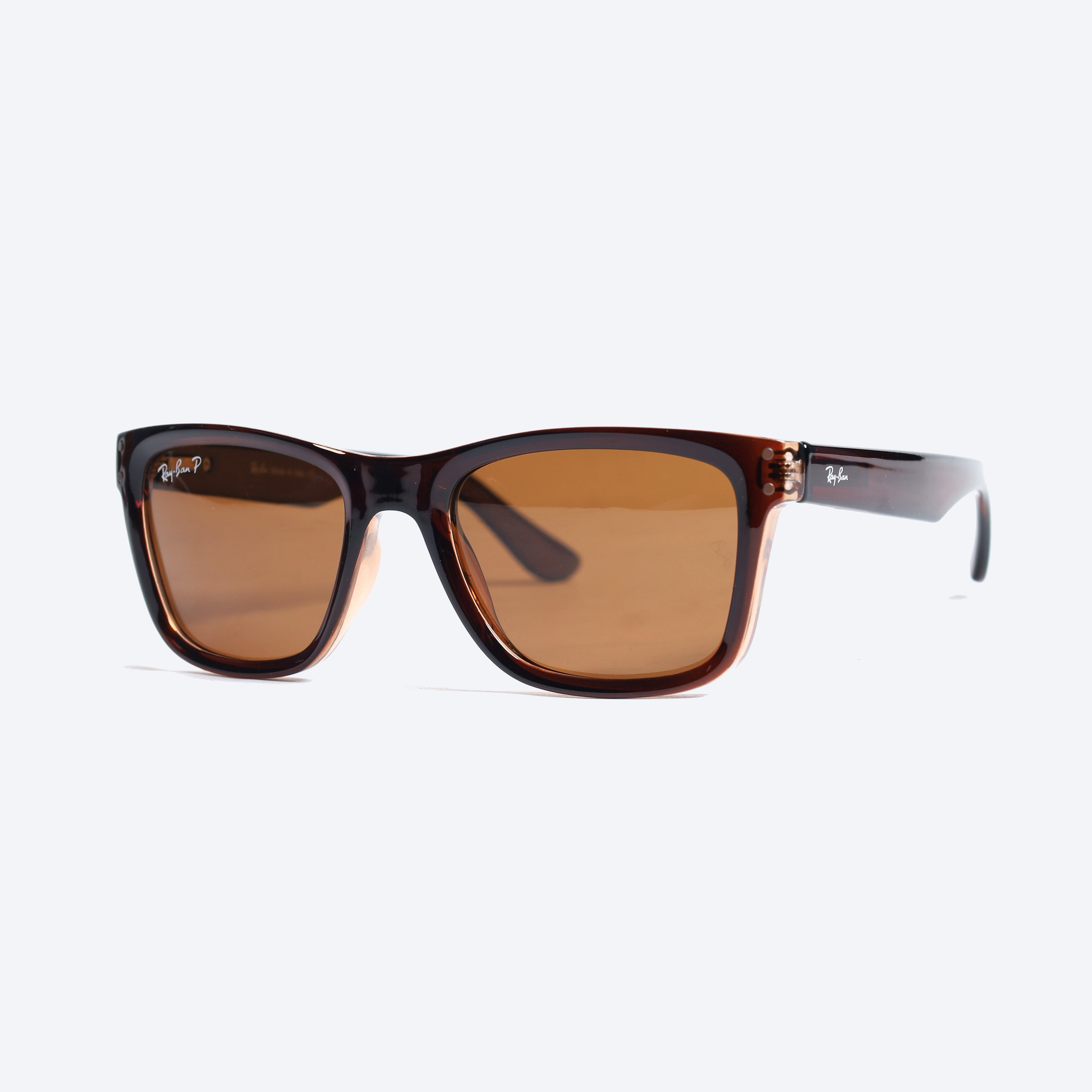 Rayban Polarised 24015 Wayfarer Eyeglasses - Brown