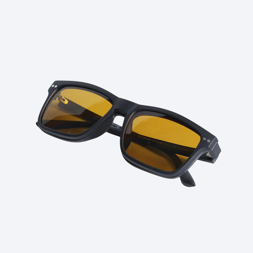 Eagle Eyes SOL CO 2in1 Rectangle Sunglasses - Black
