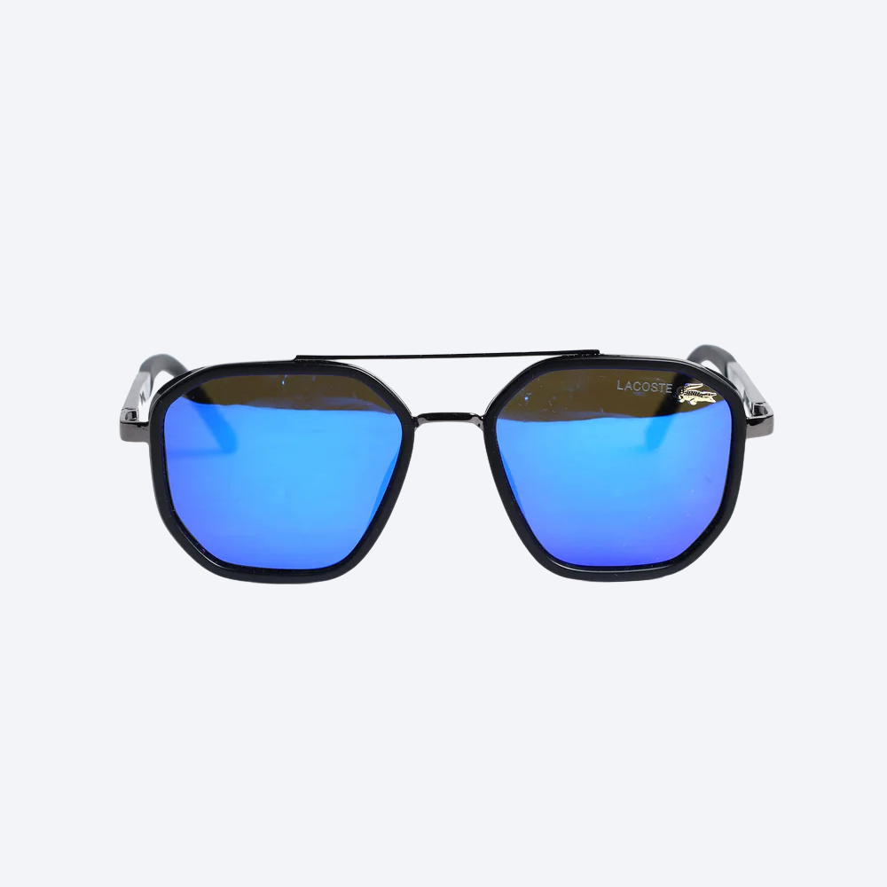 Lacoste 8003 Geometric aviator Sunglasses - Black