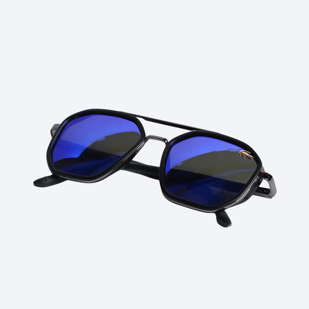 Lacoste 8003 Geometric aviator Sunglasses - Black