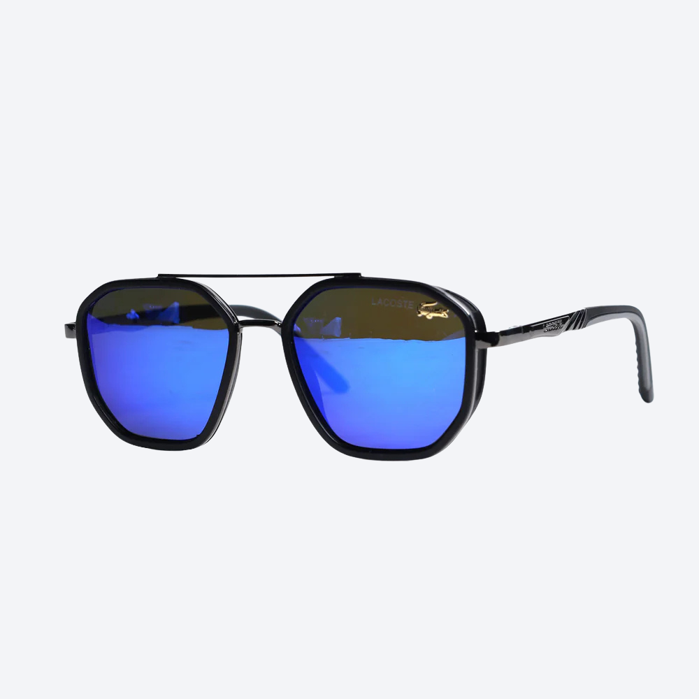 Lacoste 8003 Geometric aviator Sunglasses - Black