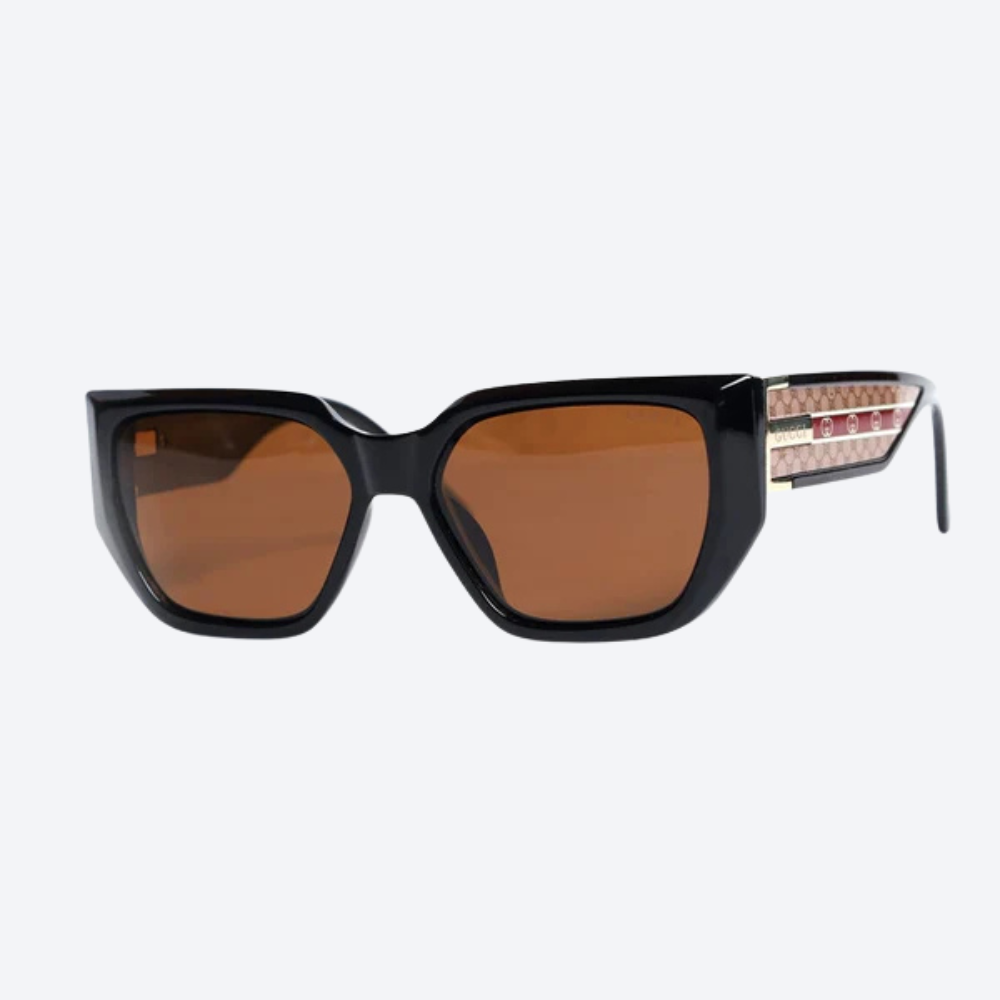 Gucci P32032 Geometric Sunglasses - Black